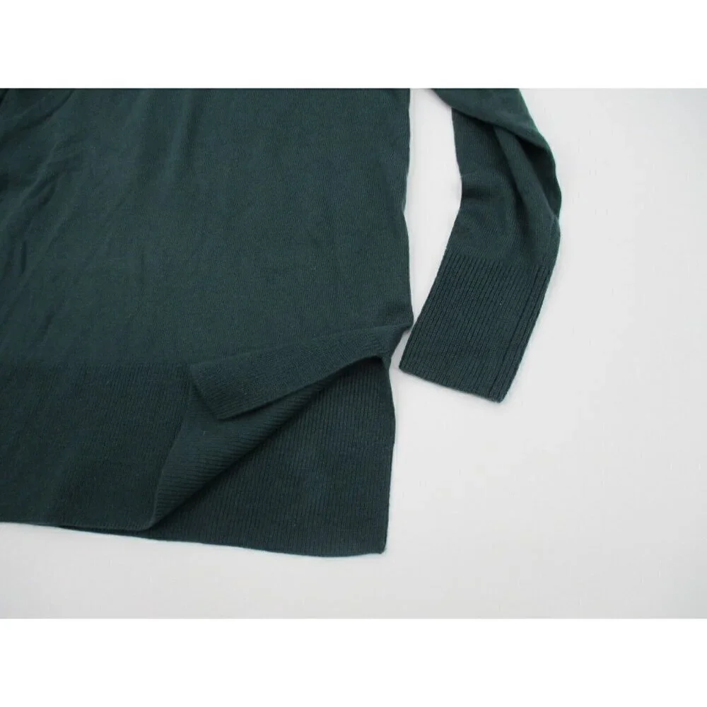 LOFT Womens Sweater XS Green Long Sleeves Turtleneck Casual Knit Preppy New